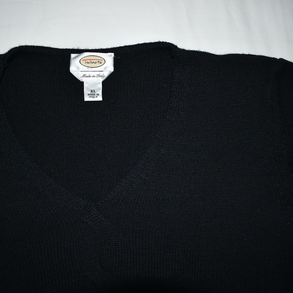 Talbot Black Cashmere & Wool Sweater - XL - Picture 4 of 4